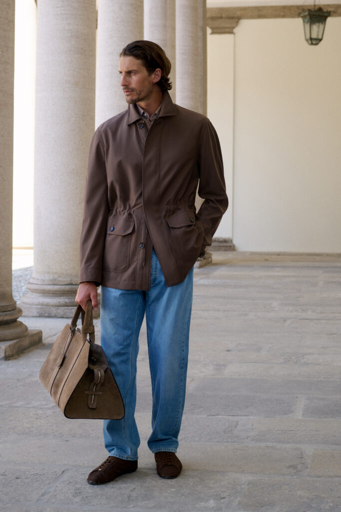 Brioni Maestria dessine une carte de Rome sur la collection printemps-été 2027 59 BRIONI SS27 LOOK 35