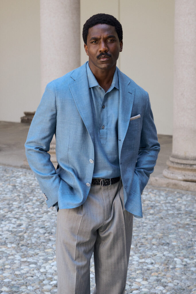 Brioni Maestria dessine une carte de Rome sur la collection printemps-été 2027 60 BRIONI SS27 LOOK 36