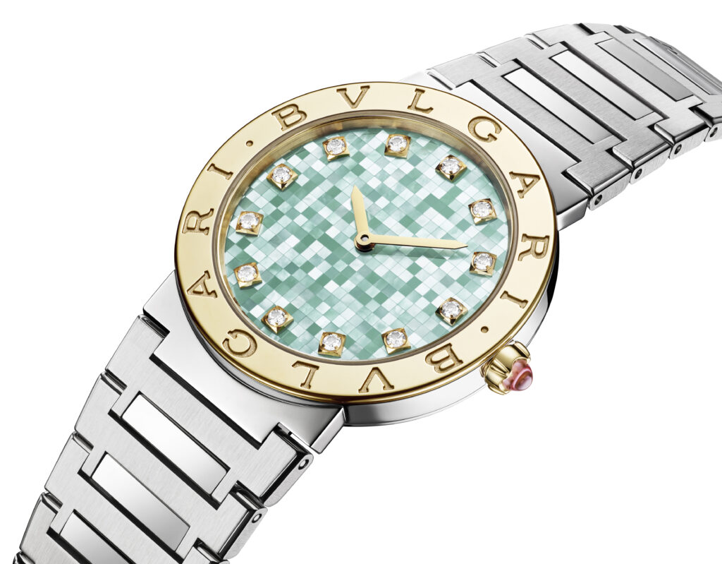 Bvlgari Bvlgari Roman Summer : la nacre en marqueterie 30 Bvlgari 2026 Bvlgari Bvlgari 104320 01