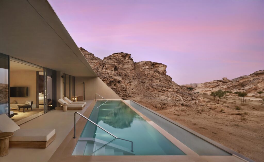 The Red Sea: How Saudi Arabia Is Building a Destination from Scratch 45 DesertRock Wadi Villa Infinity Pool View
