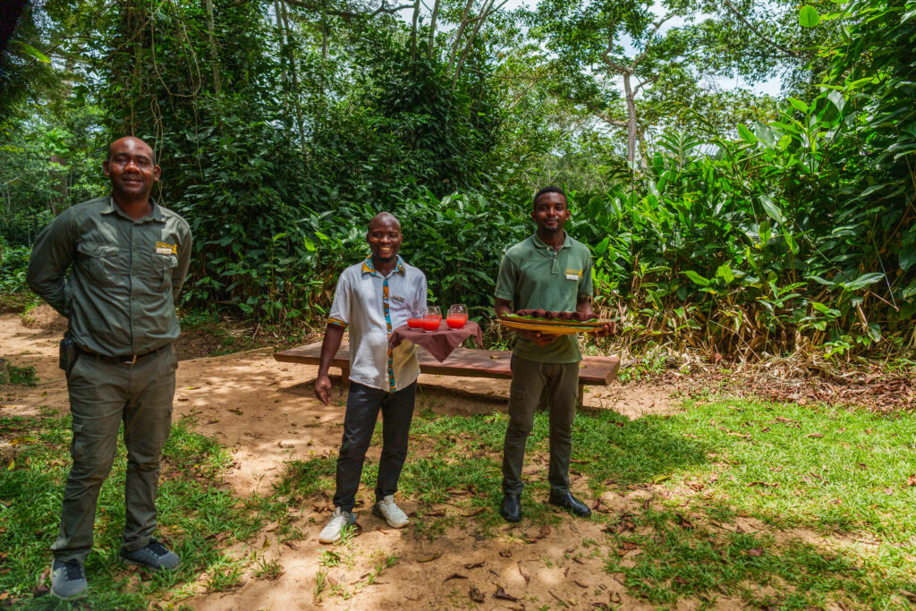 À Ngaga Lodge, on entre dans la forêt par le haut 60 Felix Studios Congo Kamba Sep 2023 330