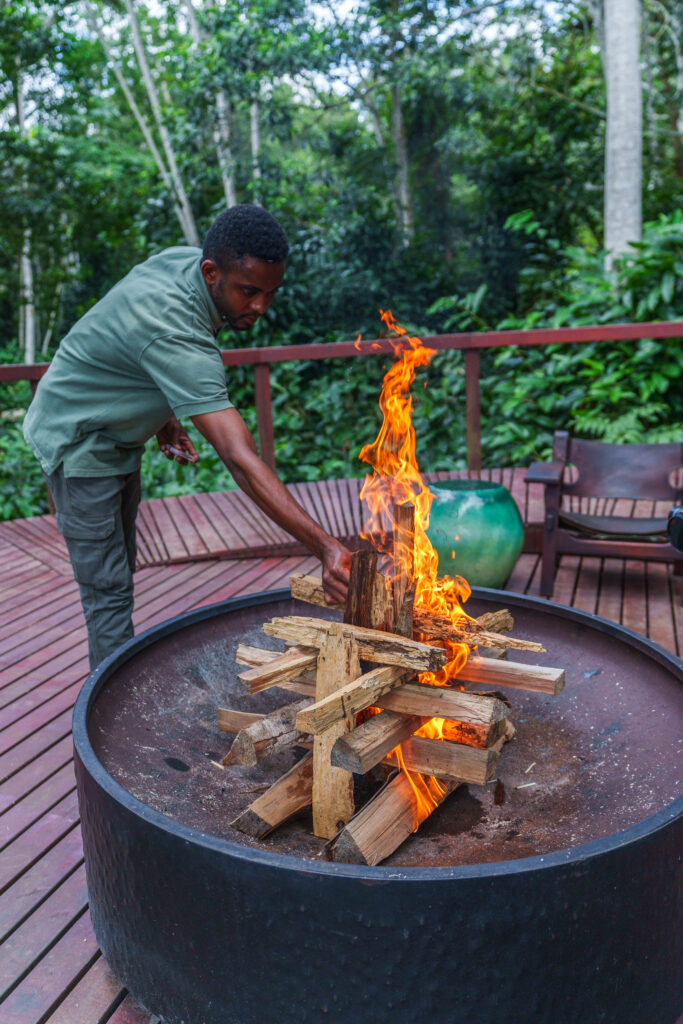À Ngaga Lodge, on entre dans la forêt par le haut 64 Felix Studios Congo Kamba Sep 2023 341