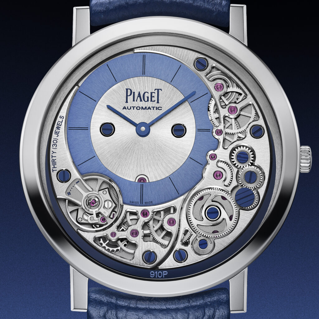 Piaget x Wristcheck, l’Altiplano ultra-fine change de génération 31 G0A51127 1 1 FOND BLEU CLOSEUP
