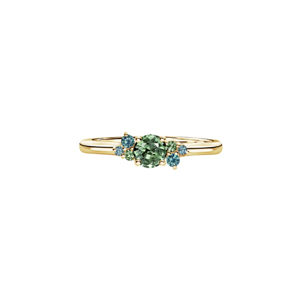 Gemmyo, quinze ans d’une Maison indépendante 28 Gemmyo EverBloom Bague Baby EverBloom Camaieux Primevere saphir vert or jaune