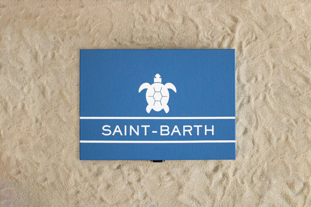 Hector Saxe cartographie le monde en cuir de vachette grainé 48 HECTOR SAXE SAINT BARTH