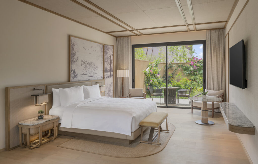 Le dix-millième hôtel de Marriott ouvre face aux tigres du Rajasthan 28 JW JAIRJ Junior Suite King Garden View Bedroom
