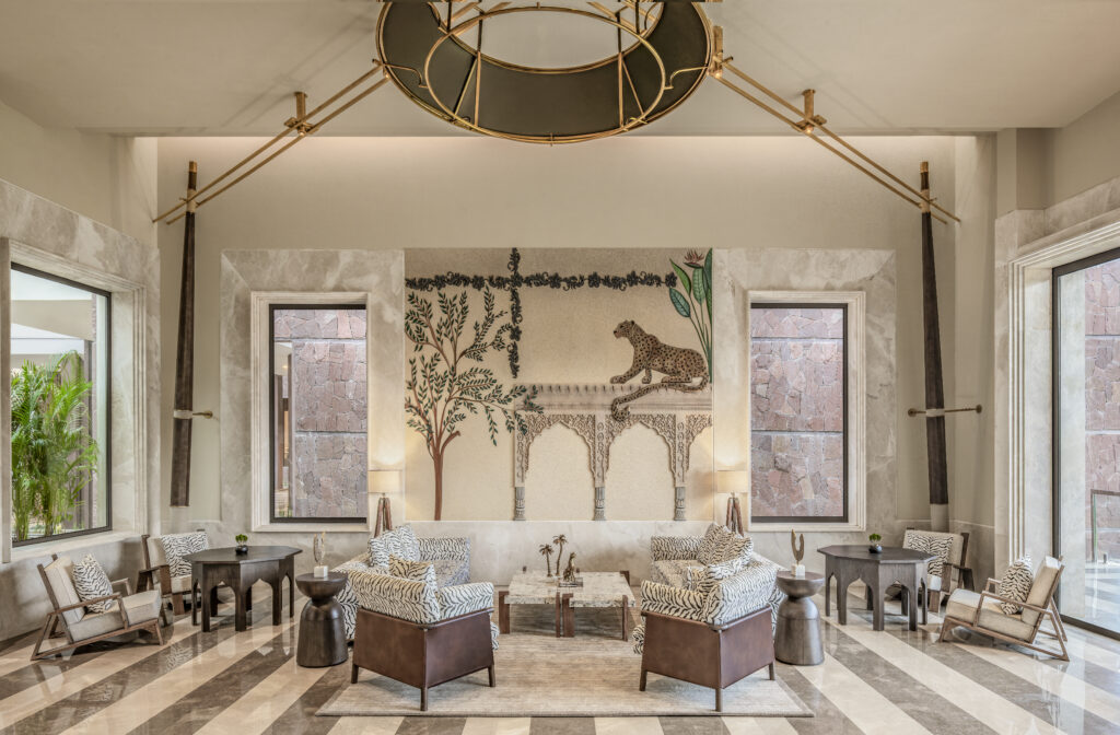 Le dix-millième hôtel de Marriott ouvre face aux tigres du Rajasthan 31 JW JAIRJ Lobby Lounge