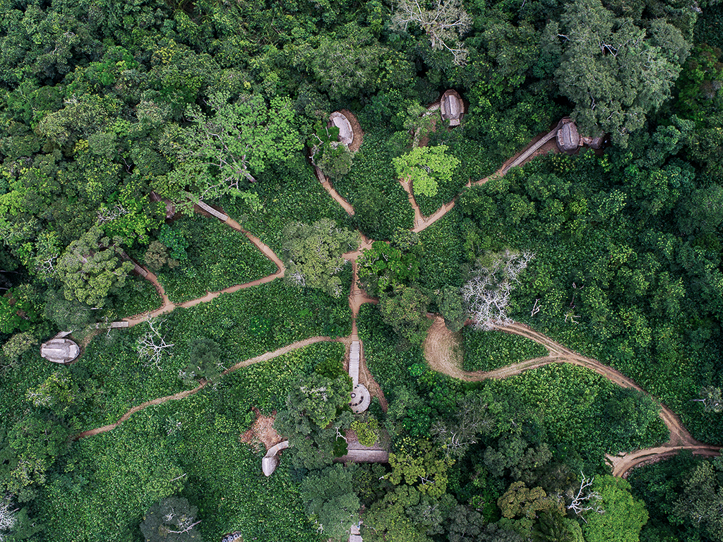À Ngaga Lodge, on entre dans la forêt par le haut 77 Kamba Ngaga 02