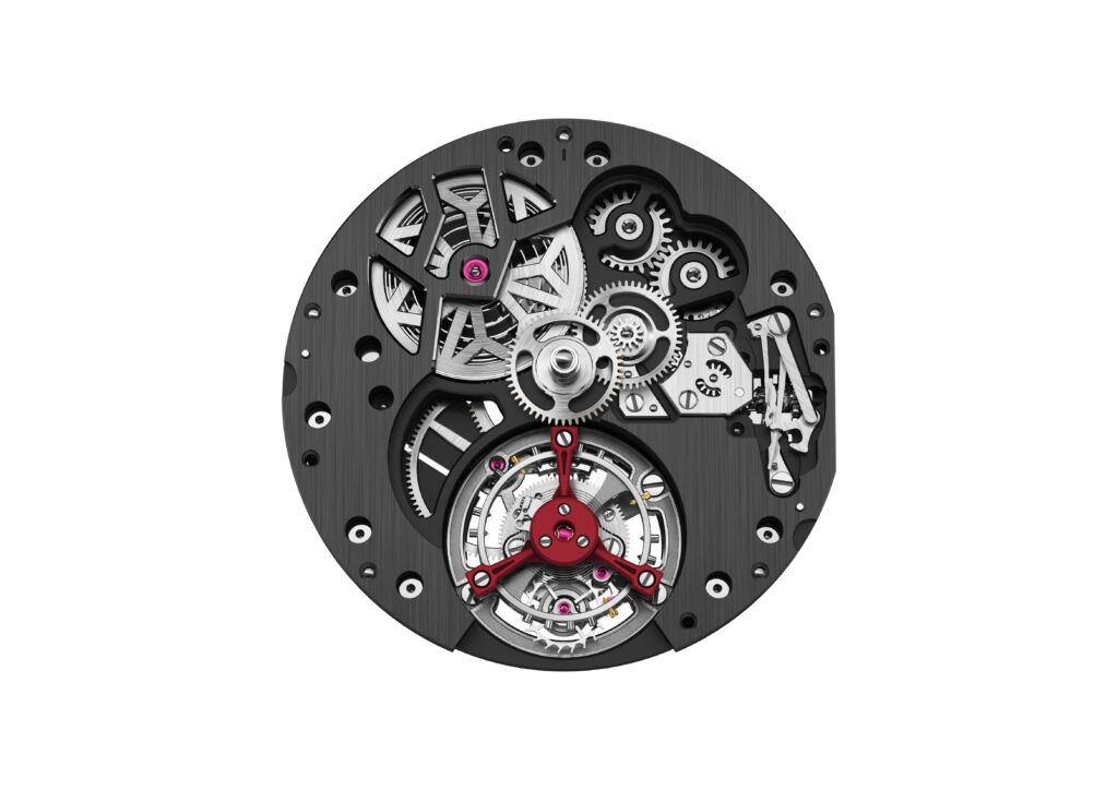Audemars Piguet, Yoon et Verbal donnent une couleur pop au tourbillon 38 MVT 2982 FRONT vue de face.DIGITAL