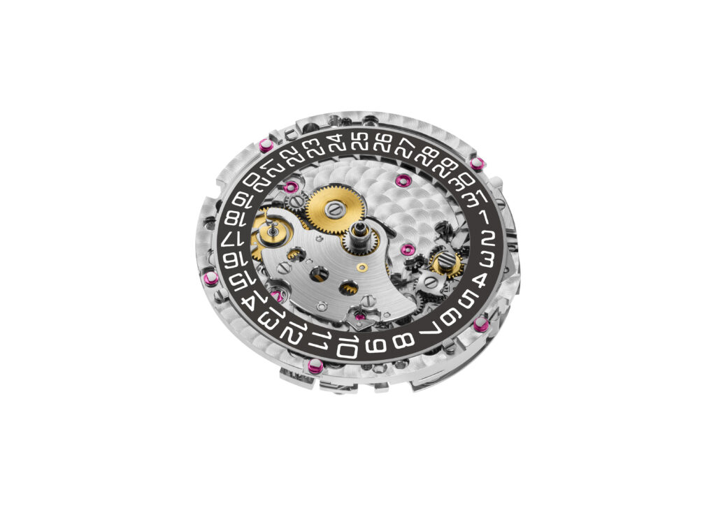 Audemars Piguet: The 37 mm Offshore Takes on Summer Colors 27 MVT 6401 gris FRONT vue de trois quarts.DIGITAL