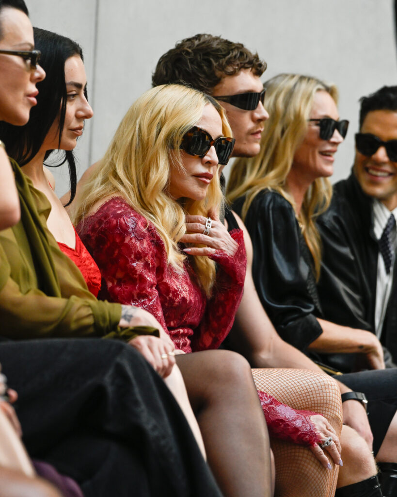 Madonna in Messika Saint Laurent Menswear Fashion Show 062026