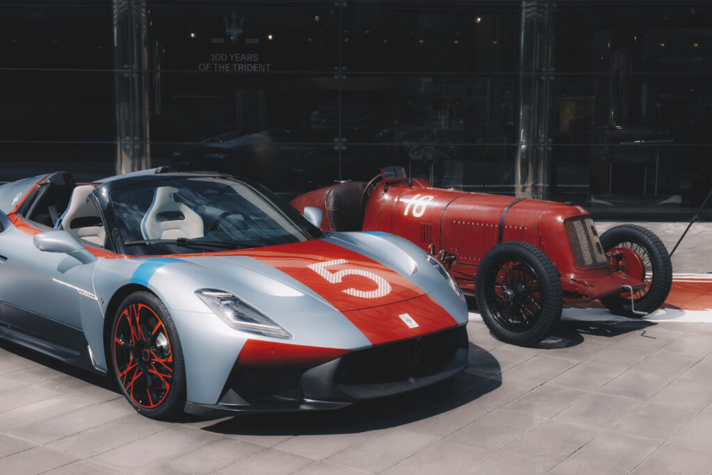 Maserati aux 1000 Miglia 2026 : cent ans de Trident dans les virages de Brescia 67 MaseratiMCPURACieloTributo1926 Delivery
