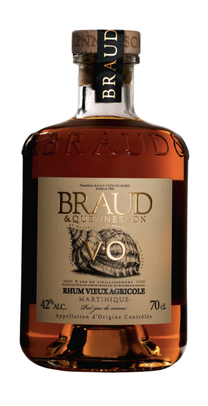 Braud & Quennesson : le premier rhum vieux AOC Martinique 27 Packshot