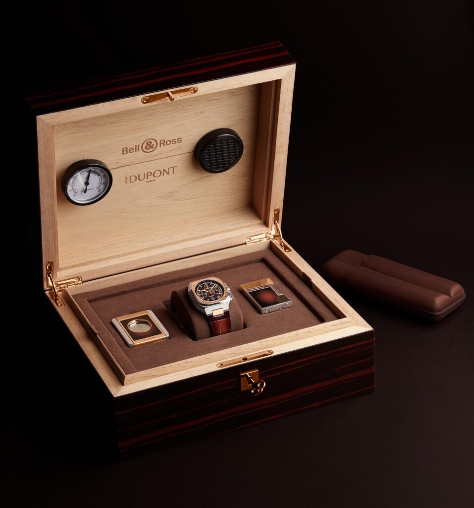 Bell & Ross and S.T. Dupont: When a Watch Becomes a Ritual Object 29 R11 BR 012 BR05 CHRONO DUPONT NM LEATHER