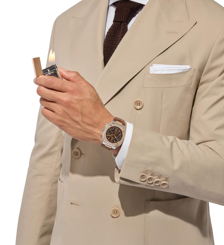 Bell & Ross and S.T. Dupont: When a Watch Becomes a Ritual Object 30 R12 BR 008 BR05 ST DUPONT LOOK1 8252 0498 V3