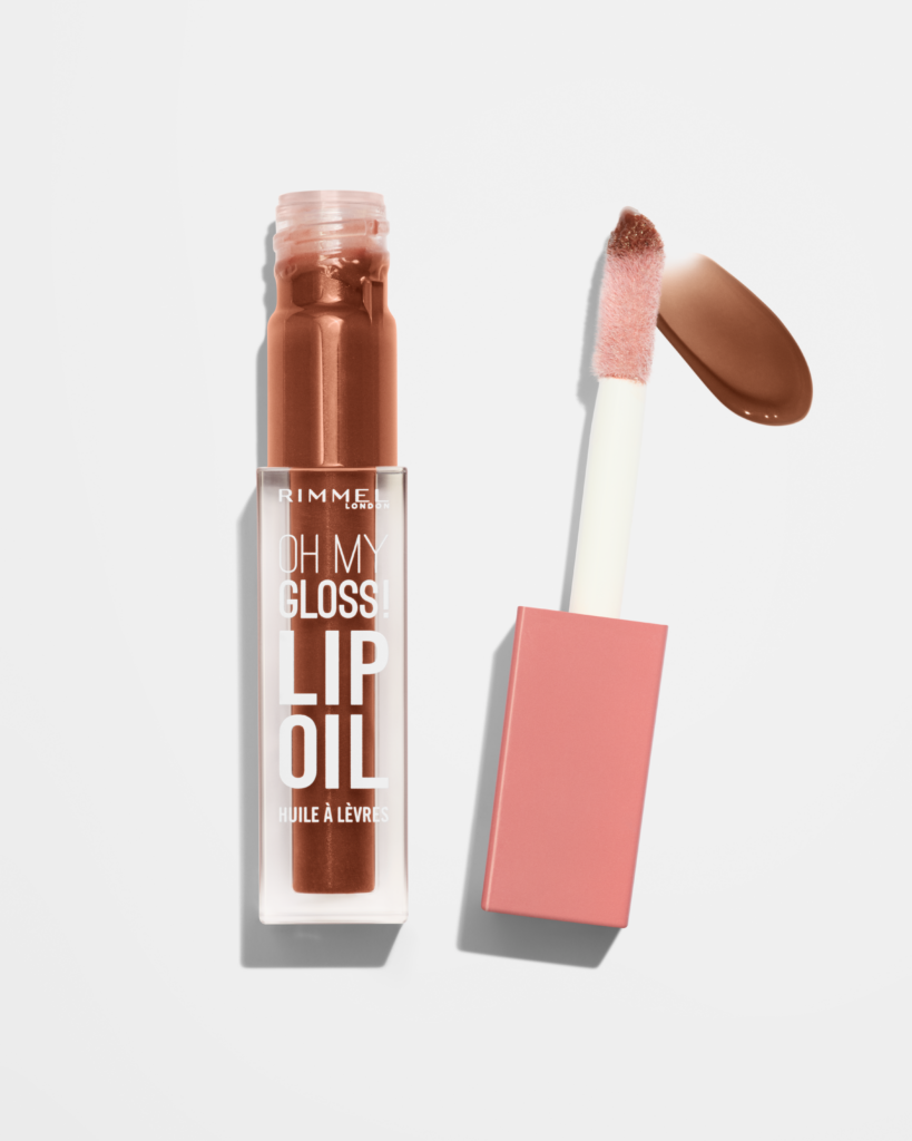 Rimmel, le lip oil comme geste glossy d’été 46 RIMMEL OMGLipoil TEXTUREswatches SoRosy RGB