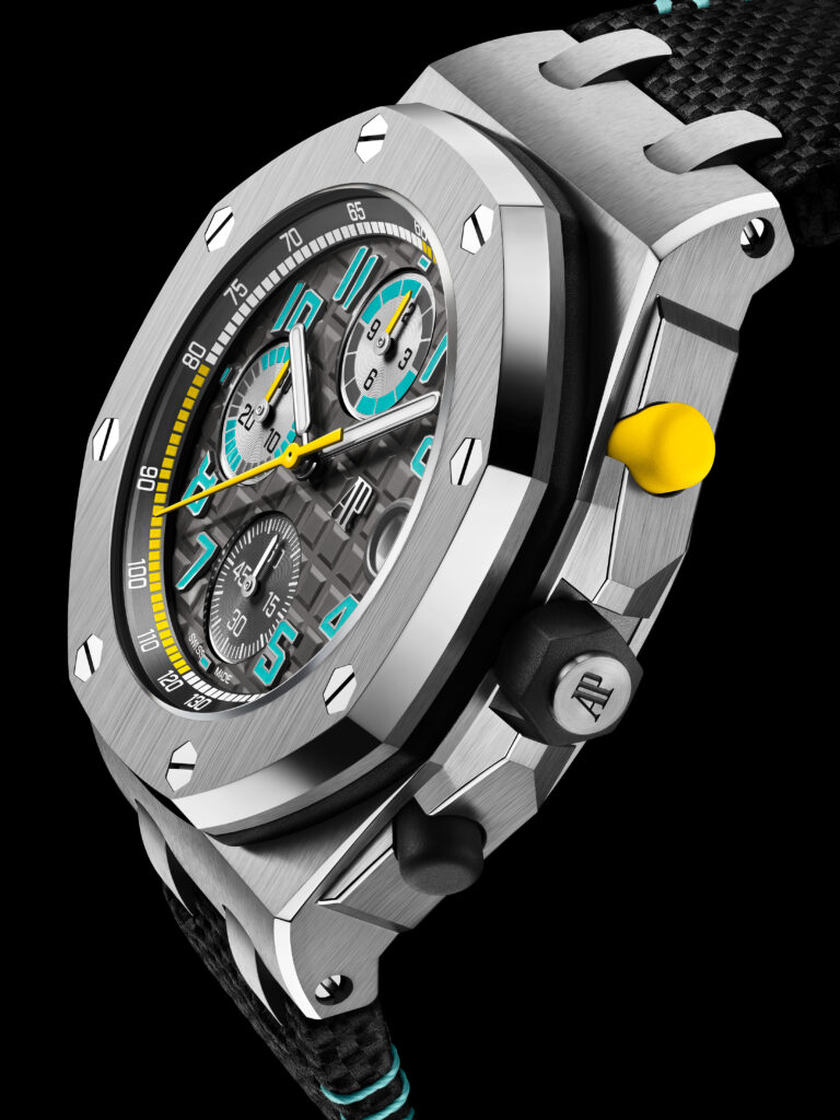 Audemars Piguet relance l’Offshore par la couleur 34 ROO 26238TI OO A001VE 01 closeup GP18.DIGITAL