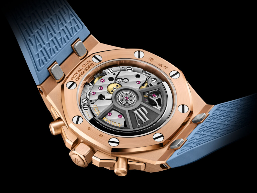 Audemars Piguet: The 37 mm Offshore Takes on Summer Colors 35 ROO 26430OR ZZ A352CA 01 backcase GP06.DIGITAL