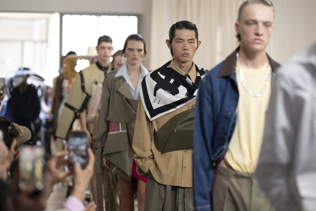 At Setchu, the Spring/Summer 2027 collection is woven like a fishing net 44 SETCHU SS27 ph GiovanniGiannoni Finale 2