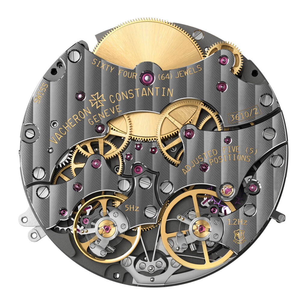 Vacheron Constantin Traditionnelle Twin Beat Quantième Perpétuel : la montre qui vous attend 29 TWINBEAT R 3200T 000P H167 Calibre3610 V2 Dos 2