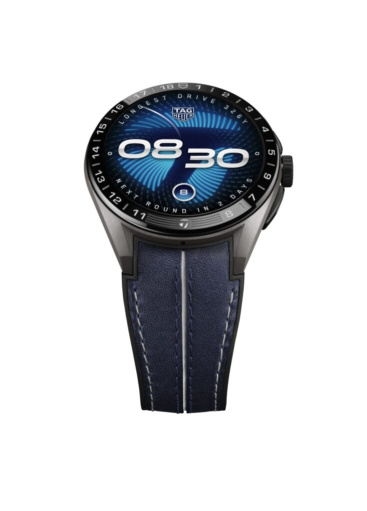 TAG Heuer Connected Calibre E5 × TaylorMade : la montre qui joue au golf avec vous 37 Web 2000px SBT8A86.BT6369 MUSHROOM FULLFRAME