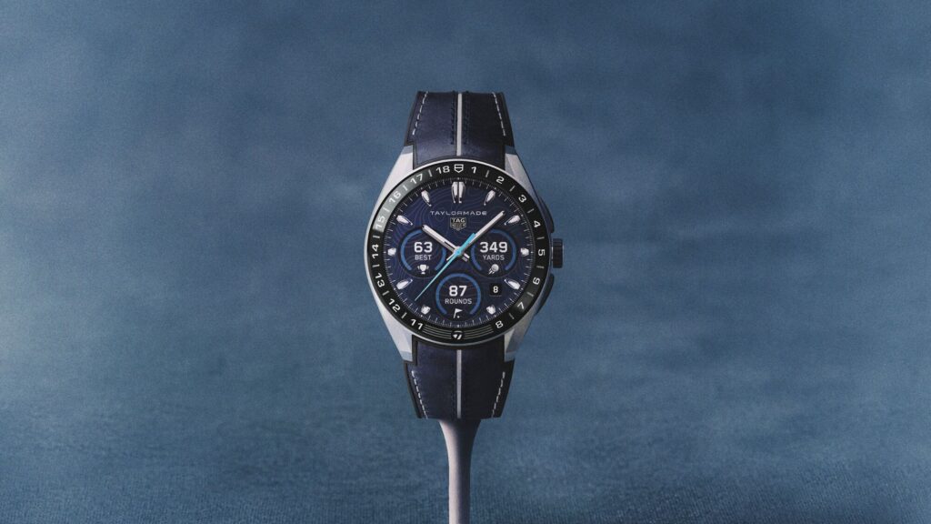 TAG Heuer Connected Calibre E5 × TaylorMade : la montre qui joue au golf avec vous 41 Web 2000px SBT8A86.BT6369 TAYLORMADE BT 01 16 9