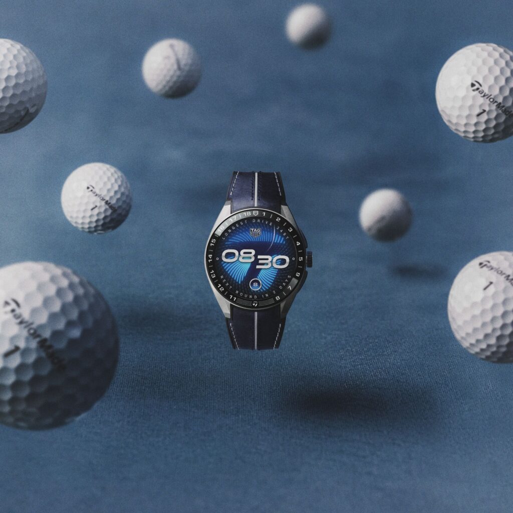 TAG Heuer Connected Calibre E5 × TaylorMade : la montre qui joue au golf avec vous 43 Web 2000px SBT8A86.BT6369 TAYLORMADE BT 02 1 1