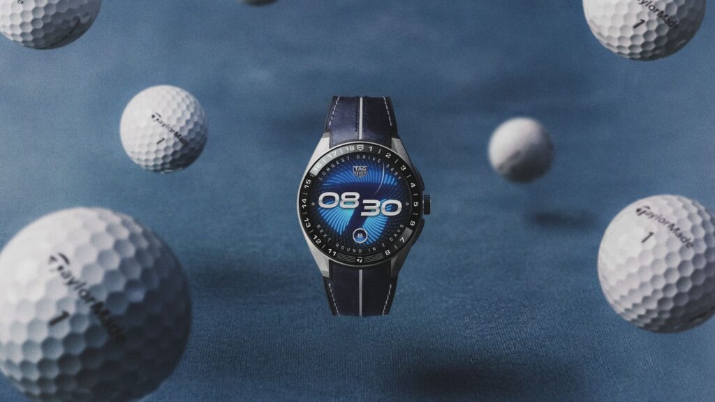 TAG Heuer Connected Calibre E5 × TaylorMade : la montre qui joue au golf avec vous 44 Web 2000px SBT8A86.BT6369 TAYLORMADE BT 02 16 9