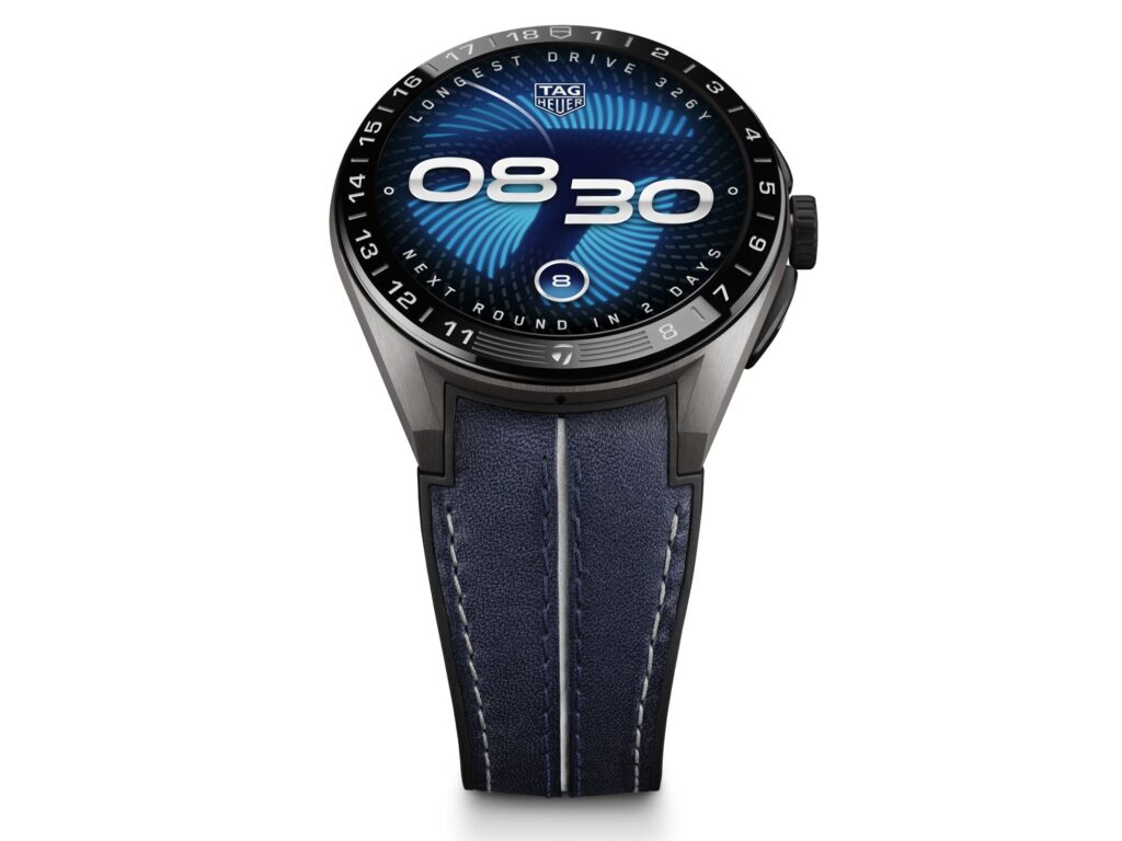 TAG Heuer Connected Calibre E5 × TaylorMade : la montre qui joue au golf avec vous 77 Web 2000px SBT8A86.EB0421 MUSHROOM