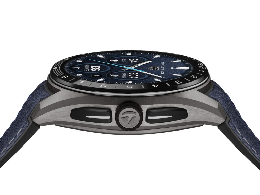 TAG Heuer Connected Calibre E5 × TaylorMade : la montre qui joue au golf avec vous 78 Web 2000px SBT8A86.EB0421 PROFILE
