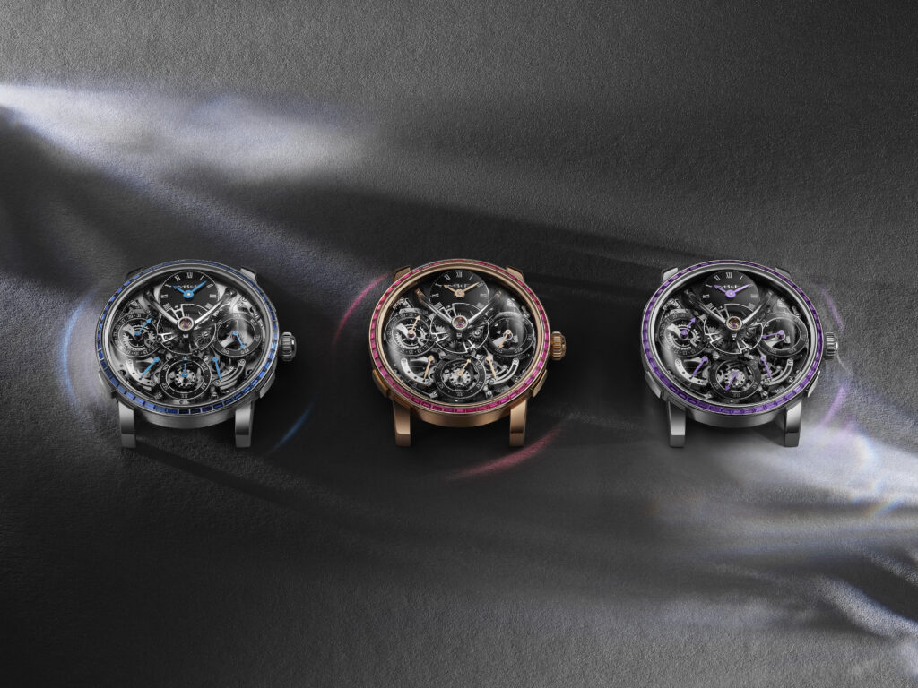 MB&F LM Perpetual Chromatic 26 high res MBandF LMP Chromatic Lifestyle Trio 2 Hres