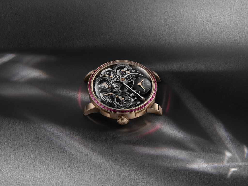 MB&F LM Perpetual Chromatic 25 high res MBandF LMP Chromatic Red Lifestyle Hres