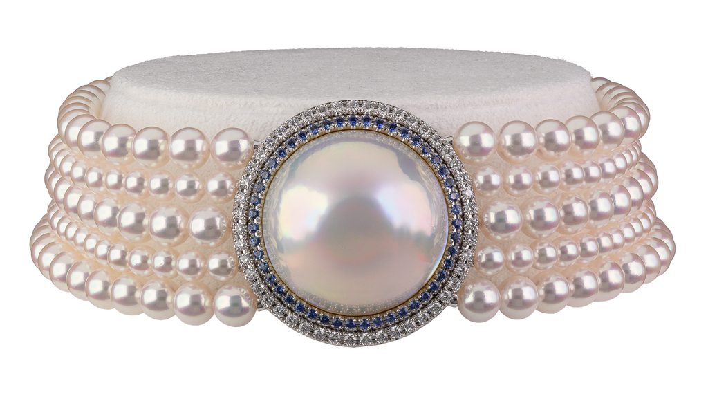 La perle gardée en réserve 29 05 COLLIER PERLE
