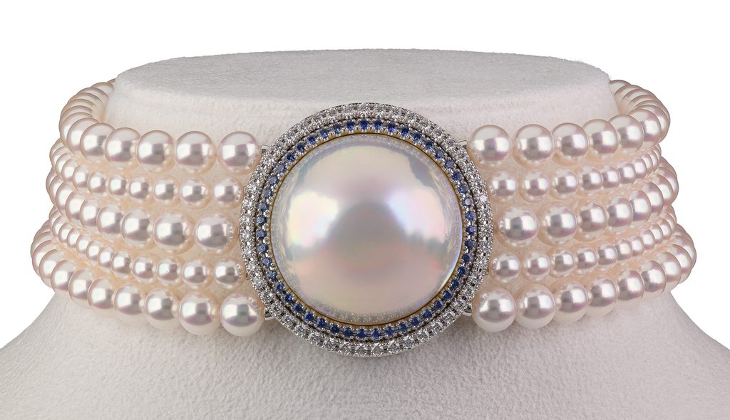 La perle gardée en réserve 30 05 COLLIER PERLE BUSTE