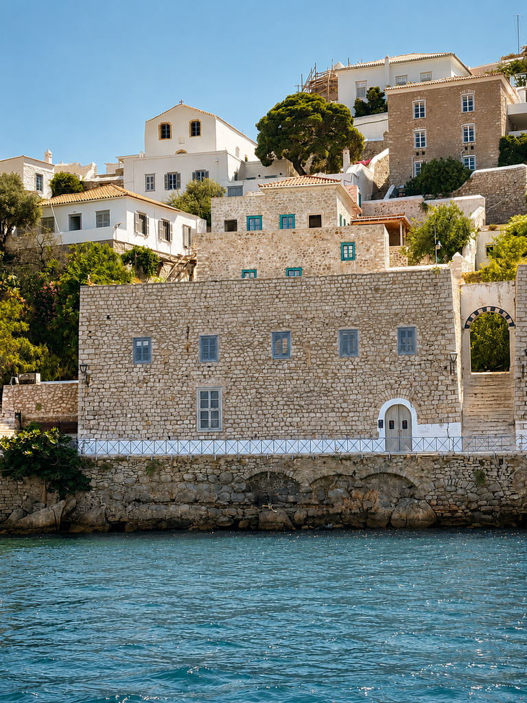 À Hydra, une maison de pierre devient atelier d'été 25 1 Un Ete a Hydra