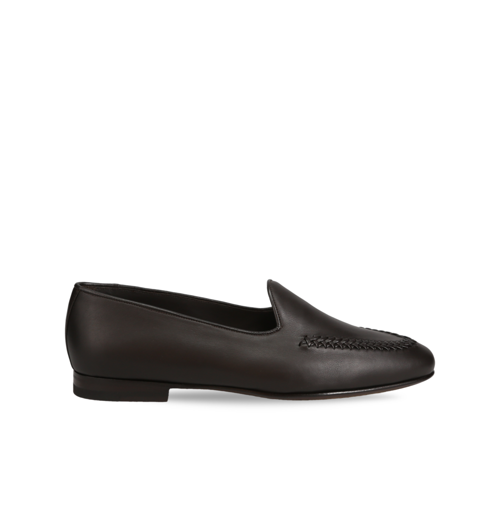 Manolo Blahnik et l’art de marcher : Paris comme carte personnelle 44 BRERA CALF DARK BROWN