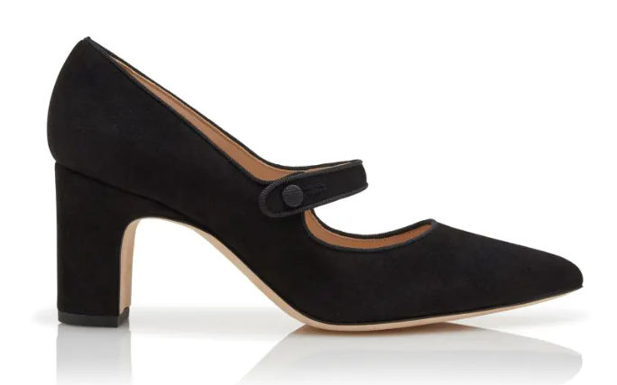 Manolo Blahnik et l’art de marcher : Paris comme carte personnelle 144 CAMPARIBA SUEDE BLACK