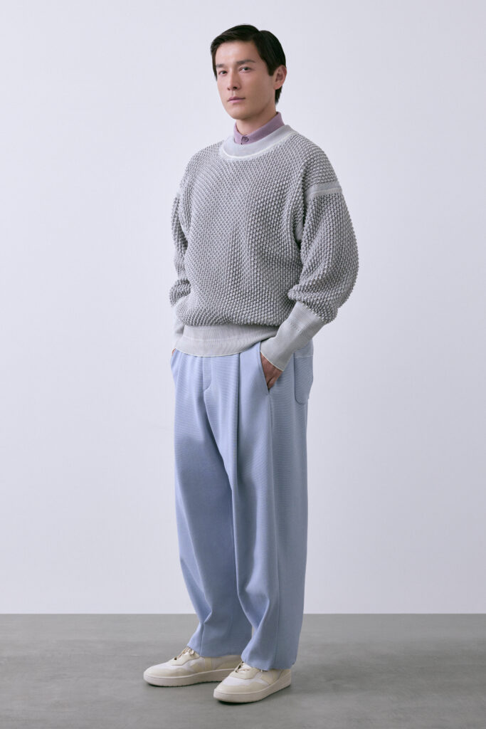 CFCL SS27 Men : habiter la lumière d'Aalto 43 CFCL LOOK 19