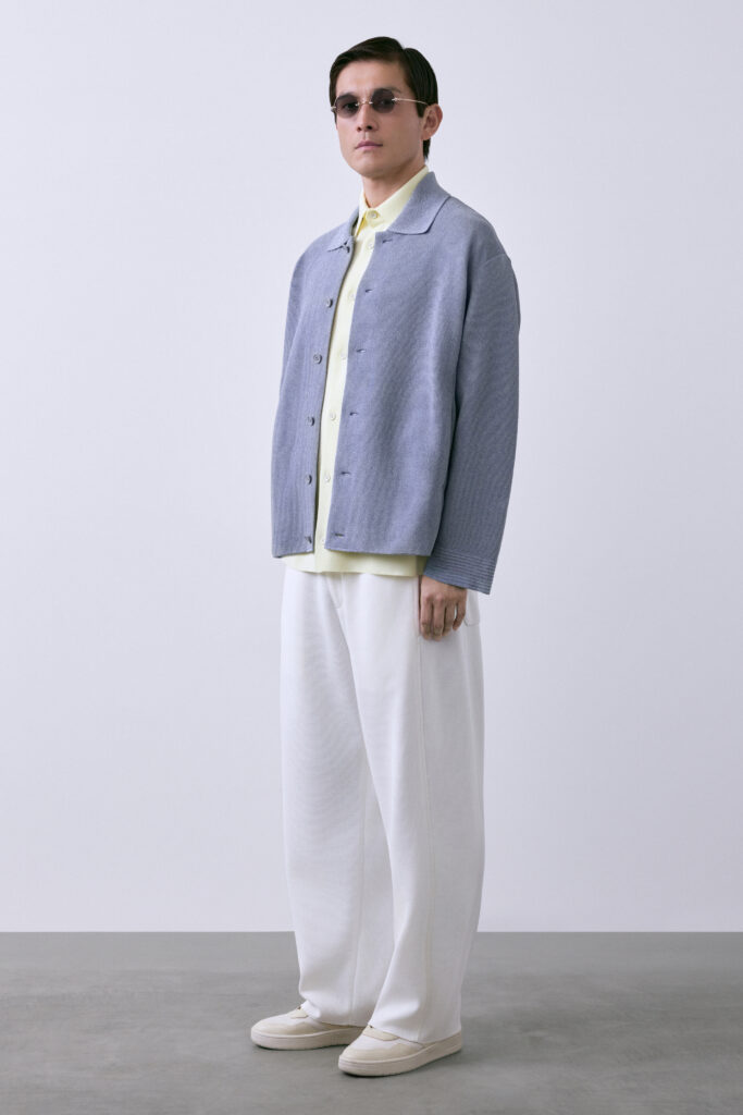 CFCL SS27 Men : habiter la lumière d'Aalto 26 CFCL LOOK 2