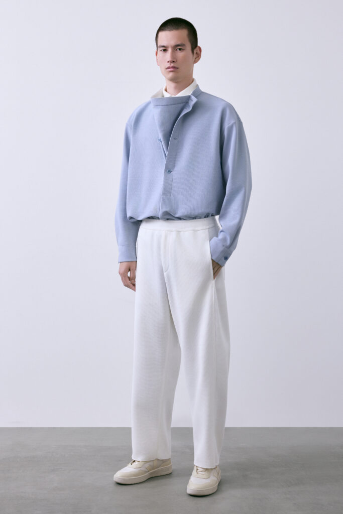 CFCL SS27 Men : habiter la lumière d'Aalto 31 CFCL LOOK 7