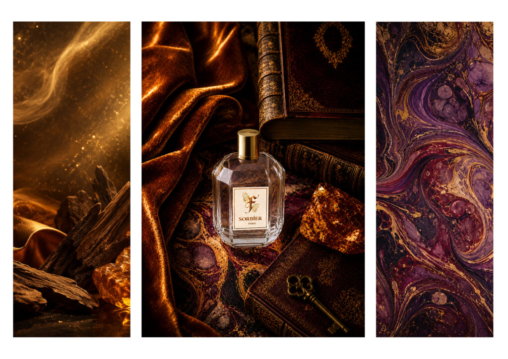 Chez Sorbier, le vêtement devient parfum 29 CHAPITRE 1 VELOURS planche©BrunoLePageSorbierParfums 1