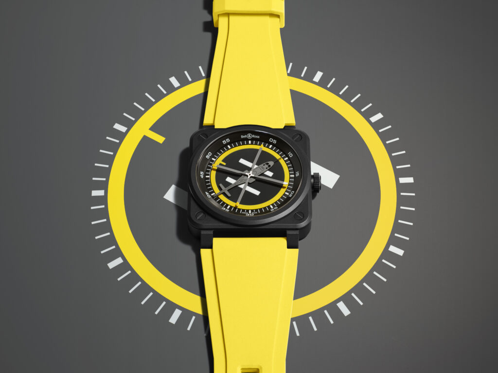 Le carré jaune du secours aérien 26 COMPO HELIPAD Layer JLV2