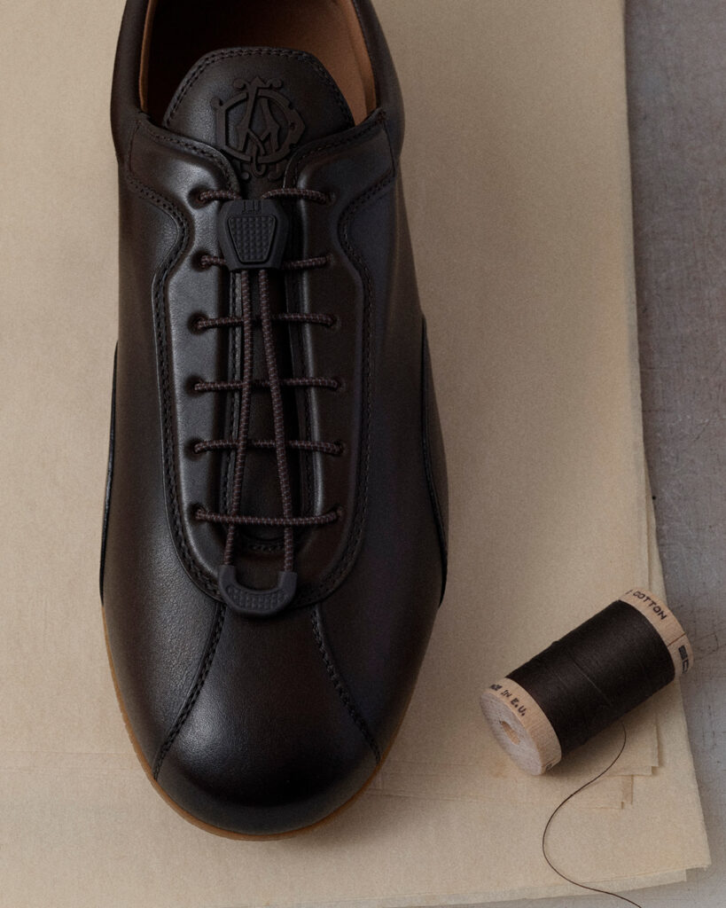 Quand la chaussure de conduite quitte la voiture 29 Davies sneaker in chocolate patina calf 2