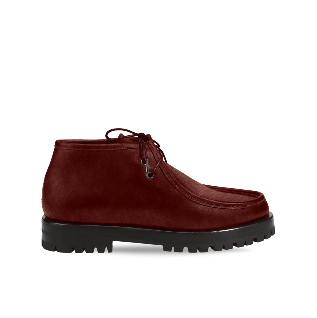 Manolo Blahnik et l’art de marcher : Paris comme carte personnelle 28 HAWICK CROSTA DARK RED