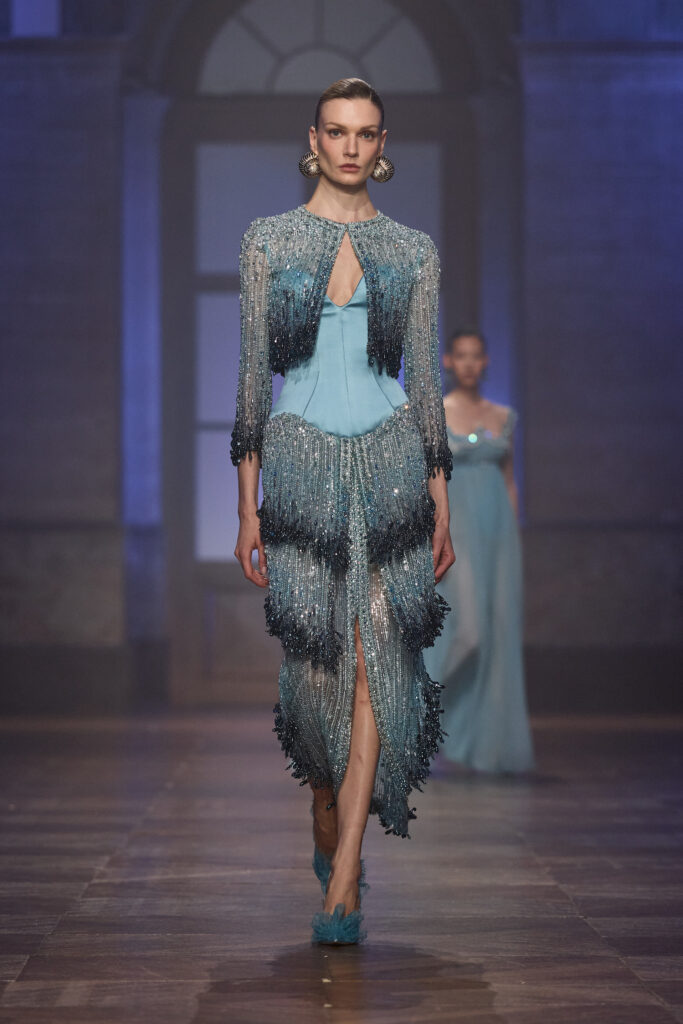 Haute Couture Week: La nature dans la collection Georges Hobeika Automne/Hiver 2026 27 Hobeika fw27 runway press look 31