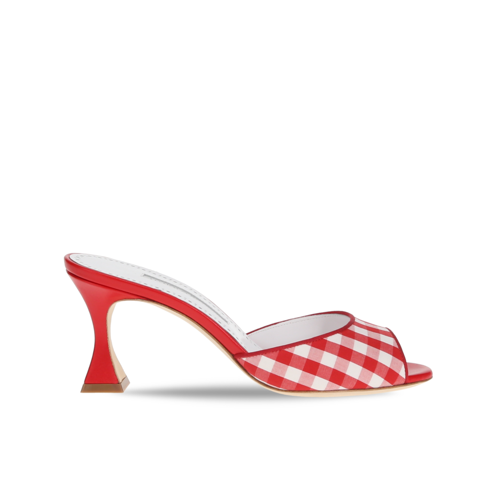 Manolo Blahnik et l’art de marcher : Paris comme carte personnelle 69 JADARA COTTON WHITE RED
