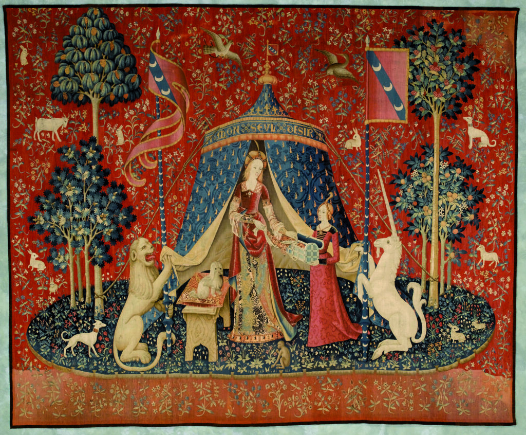 Quand le musée de Cluny devient un atelier de couture 25 LA DAME A LA LICORNE