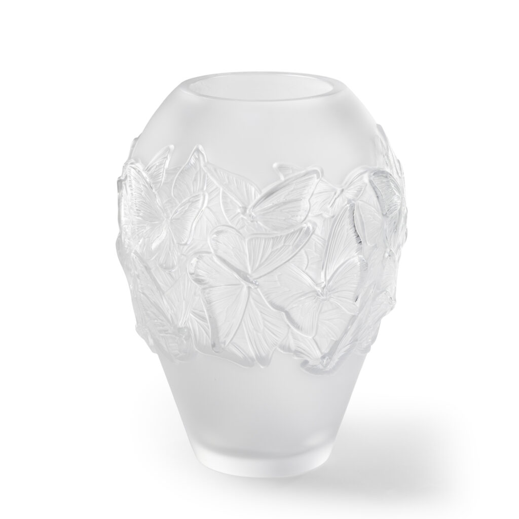 Air de Lalique Chapitre II : l'invisible sculpté 40 PAPILLONS vase medium size clear ©LALIQUE SA 2