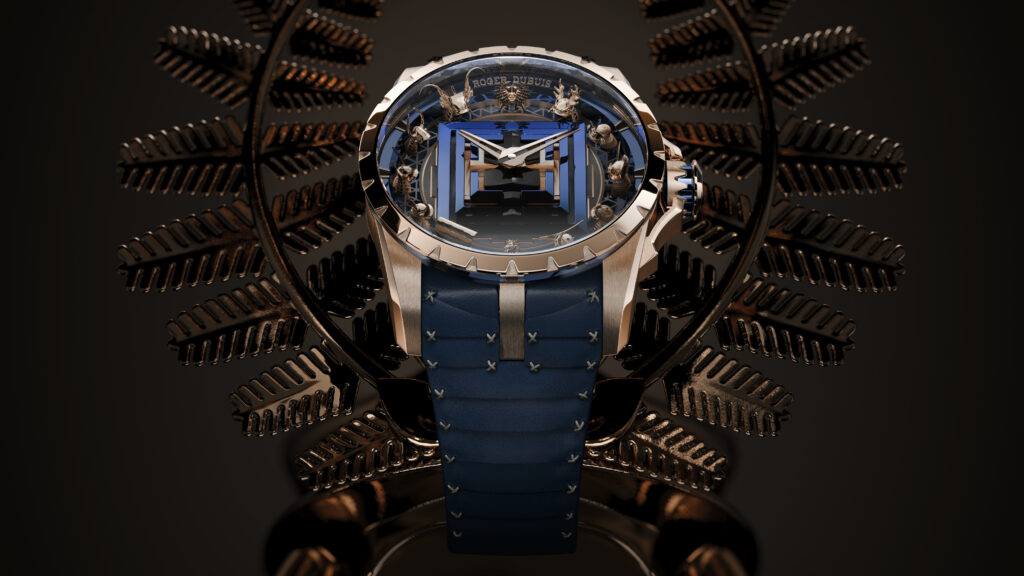 Roger Dubuis grave le blason du samouraï dans son mouvement 46 RDDBEX1139 HD 16 9 6H