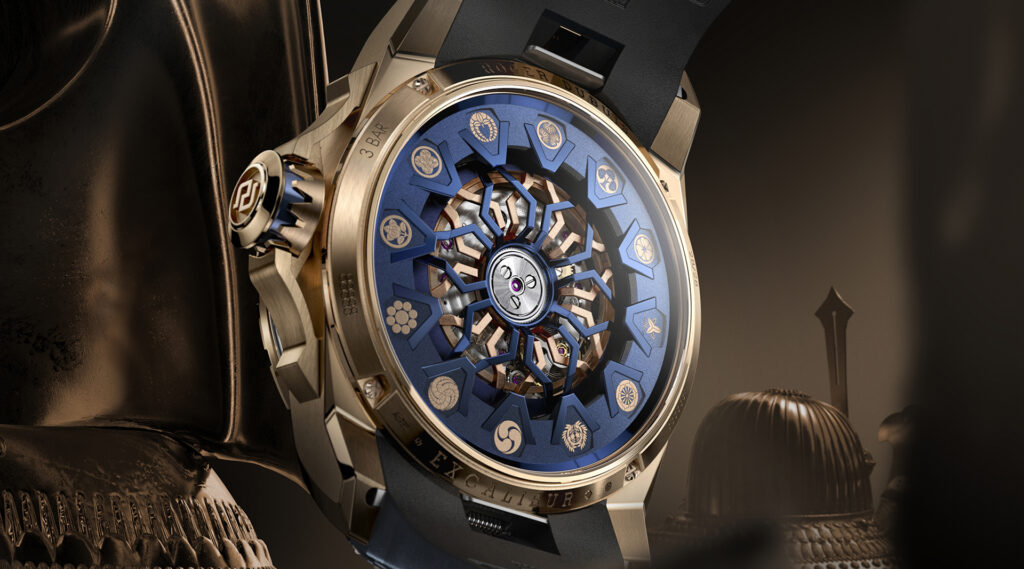 Roger Dubuis grave le blason du samouraï dans son mouvement 27 RDDBEX1139 SD 16 9 BACK MID
